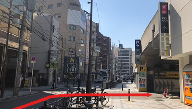 なんばCITY駐車場 東側入口